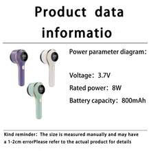 800mAhUSBRechargeable Fabric Shaver - Portable Lint Remover For Clothes, Bedding, Furniture, And More - Powerful Pilling And Fuzz Remover - Cleaning Gadget For A Fresh Look - Multicolor - View 8