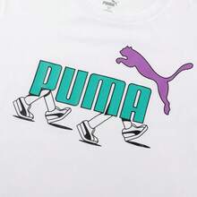Puma Áo thun ngắn tay in hình giày thể thao GRAPHICS dành cho nam, kiểu dáng thể thao & thường ngày 682152-02 - Puma Trắng - Xem 4