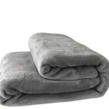 Set Of 5 Pet Blankets 80cm X 100cm Comfortable With Hemmed Finish - 灰色 - 查看 4