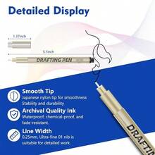 12支/套 细线笔，艺术动漫绘画素描笔，防水 - 彩色 - 查看 9