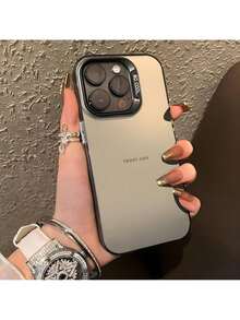 Funda para IPhone 16 Pro Max 15 Plus 14 13 12 11 XS XR Simple confianza en Dios Christian carta patrón Retro a prueba de golpes silicona PC trasera protectora Smartphone Carcasa personalizada con estampado - Negro - Ver 2