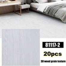 10/20/40 件豪华木纹自粘地砖，防水防污，家居地板和墙壁翻新装饰地板和墙壁贴纸，易于安装和剥离，适用于卧室、客厅、厨房、浴室和其他家居装饰