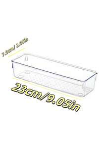4pcs Transparent Cup And Spoon Storage Box - Multicolor - View 5
