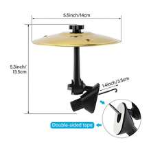 Platillo de aire para ventilación del automóvil, platillo de choque para automóvil, símbolo de tambor mini duradero para ventilación de aire del automóvil, accesorio de salpicadero divertido de fácil instalación para amantes de la música, apto para todos los vehículos - Unitalla - Ver 8