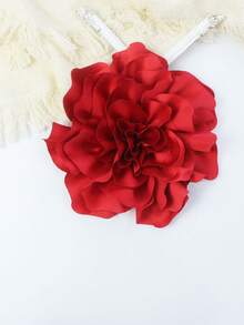 20cm 2024 Korean Style 3D Satin Peony Flower Handmade Brooch, Versatile Apparel & Dress Accessory Valentines - Flower - View 33