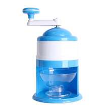 Manual Shaved Ice Maker Machine For Slushies And Snow Cones, Small Household Slushie Machine For - 藍色 - 查看 9
