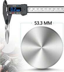 Paquete de 3 pantallas de disco espresso para máquina espresso Breville  Cafe Luxe, 316 de acero inoxidable ultrafino de 0,2 mm, filtro de portafiltro ultrafino, 53,3 mm - 533 mm - Ver 2