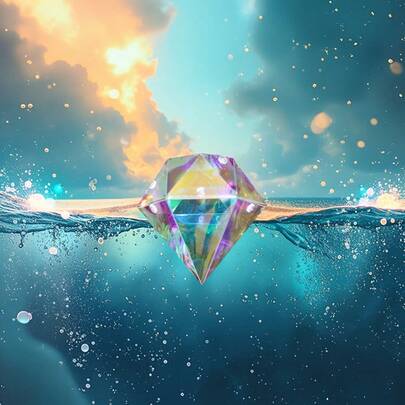 1件彩色钻石装饰品，适用于圣诞节、情人节、生日、毕业派对、主题派对，可悬挂在圣诞树上，也可用于客厅、卧室装饰。