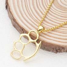 Hip Hop Stainless Steel Paw Pendant Necklace For Men Women For Daily Decoration