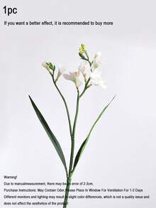 1 Stück künstliche Seiden-Orchideenblumen, Fake Dendrobium-Blumen, künstliche Freesien-Blumen, Fake Orchideen mit langem Stiel aus Kunststoff für DIY Blumensträuße, Blumenarrangements, Heimdekoration, Partydekoration, Wand, Wohnzimmer, Schlafzimmer, Hochzeit, Schreibtisch-Deko. Zuhause, Schreibtisch-Dekoration, Küche, Tisch, Tischmitte, Büro, Garten, Außenbereich, Haus, Terrasse-Dekoration, Frühling, Sommer, Dekoration