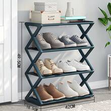 Kệ giày 3 tầng hình chữ X, tiết kiệm không gian, dễ lắp ráp, lý tưởng cho gia đình và nhà bếp, phù hợp để cất giữ giày dép, kệ giày hiện đại, giá đựng giày, kệ giày phòng khách và trang trí nhà cửa. - Nhiều màu - Xem 5
