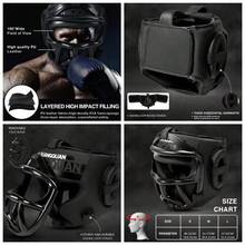 1pc Detachable PU Boxing Headgear, Unisex Adult & Kids Face & Head Protection For MMA, Muay Thai, Taekwondo, Boxing Training And Competition
