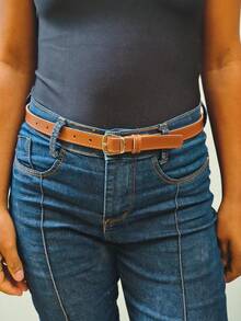 Elegant Women's Belt KIT 5-4-3 - 套件 3 - 黑色,焦糖色,棕色 - 查看 2