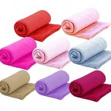 Kit 5 Manta Cobertor Pet 80cm x 100cm Confortável Acabamento Em Bainha