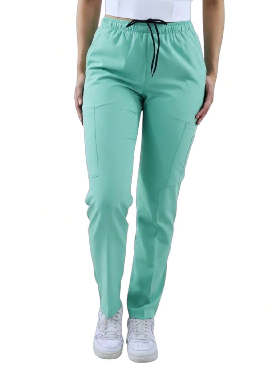 SOULMATE Pantalón Quirúrgico Dama - verde menta - Ver 1