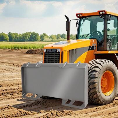 1/4" Skid Steer Attachment Plate Universal Quick Attach Mount Plate Compatible With Kubota, Skid Steers And Tractors