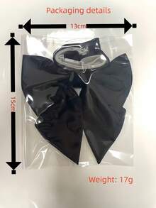 1 قطعة ربطة عنق قابلة للتثبيت من البوليستر أحادية اللون، مناسبة للعريس وعريس الشرف والنساء في الزي المدرسي والاستخدام اليومي والمناسبات