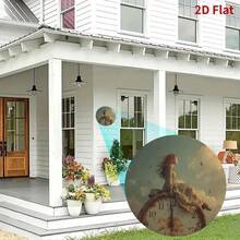 2D Flat 1pc Set Of Tin Painting, Retro Tin Painting, Dream Girl Theme, Valentine'S Day Tinplate Tin Painting, Tin Painting Suitable For 8 Interior Decorations 7.87inch Round, Living Room, Bedroom, Study, Restaurant, Cafe, Office, Corridor, Balcony - 馬口鐵 25 線 7.87 英吋圓形 - 查看 4