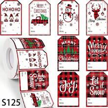 Roll-Style Holiday Thank-You Decorative Handicraft Series Stickers & Labels - ZC93;500PCS/6*4cm - View 3