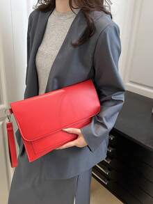 Nueva bolsa de mano tipo sobre pequeña, bolso de embrague de estilo vintage para mujer, diseño de nicho a la moda