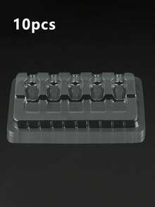 10/20/50pcs Disposable Tattoo Needle Stand, Keeping The Workbench And Integrated Needles Clean And Tidy, Suitable For Tattoo Artists And Beginners - Professional Tattoo Tools Help You Maintain Cleanliness And Neatness During Work. - Clear - View 12