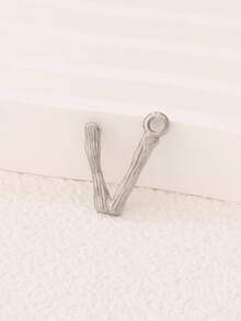 3件套不锈钢字母吊坠配件，18K镀金A-Z字母吊坠，适用于DIY珠宝制作材料及配件