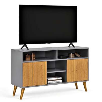 Rack Bancada para TV até 32 Polegadas Intense 2 portas Pés palito