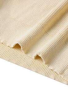 GRDR 男士时尚百搭纯色高领长袖毛衣，秋冬款 - 杏色 - 查看 5