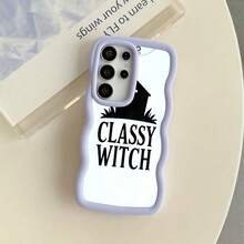 Classy Witch Phone Case Lightweight Shock Resistant Anti Yellow Compatible with iPhone 17 17 Pro 17 Air 17 Pro Max 16 Pro Max 16e 15 Plus 14 13 12 11 XS Max XR X