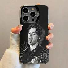 Funda de teléfono H-HaRRy Music Styles para 17,16,15,14,13,12,11,Pro,Max,Plus, anti-caída, negro mate, parachoques duro - z8 - Ver 8