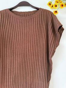 MODAL BLOUSE - Coffee Brown - View 3