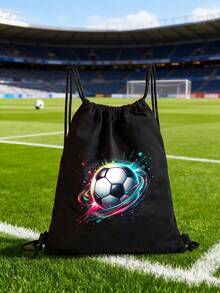 Drawstring Bag School Backpack Sport Bag Women's Fashion Shoulder Backpacks Canvas Shopping Bag Organizer For Travel Cycling Hiking Woman Large Capacity Storage Shopper Bags Initial Name A To Z Pink Letter Print