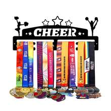 1pc Cheerleader Medal Display Rack, Metal Wall Decor Storage Rack, Athlete Gift