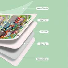 32页/专注力训练，探索不同的智力发展思维训练，大豆油墨印刷可重复使用魔法练习本，玩具绘画本，可擦写，探索不同的专注力和观察力训练，开学季礼物（笔的数量随机，1支或2支）。 - 彩色 - 查看 4