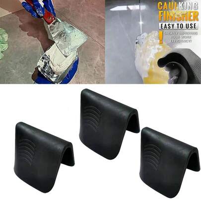 3Pcs Caulking Finisher Grout Scraper Hand Caulk Tool Sealant Finishing Tool NEW