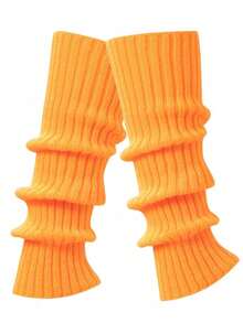 1 双女士暖腿袜，可爱针织舞蹈暖腿袜，Y2k