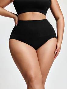 Women's Seamless Plus Size Shapewear Pants, Strong Waist Compression, Curve-Hugging Fit, Comfortable For Sports And Casual Wear