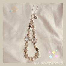 Ins Star Mobile Phone Lanyard DIY Beaded Mobile Phone Chain Ccd Chain Fresh Camera Pendant Pendant - S - 查看 2