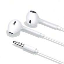 3.5mm Jack Wired Earphones - High Quality Sound, Noise Reduction For Voice Calls - For Men & Women - Compatible With Mobile Phones, Computers, Laptops - Perfect Gift For Music Lovers & Professionals