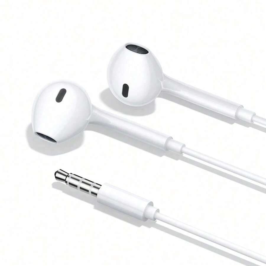 3.5mm Jack Wired Earphones - High Quality Sound, Noise Reduction For Voice Calls - For Men & Women - Compatible With Mobile Phones, Computers, Laptops - Perfect Gift For Music Lovers & Professionals