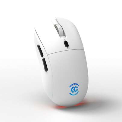  HXSJ T20 Is A 2.4G Wireless Mouse With 6 Buttons, Featuring An Ergonomic Design And 3600 DPI RGB Backlit Logo, Making It Suitable For Office And Gaming Use, Especially Great For Christmas.
