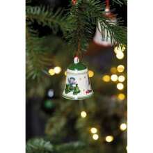 Villeroy & Boch - My Christmas Tree, Bell Toy 5,5 x 5,5 x 6,5 cm, Porcelana, , 14-8622-6850(5,5x5,5x6,5cm Verde) - Tipo 2 - Ver 3
