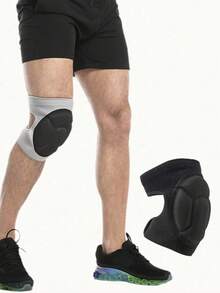 1 Piece Of Men's And Women's Sports Turtle Shell Knee Protection Cover, With Silicone Anti Slip Strip Inside, Fixed While Reducing Knee Impact, Suitable For Dance, Kneeling, Basketball, Volleyball, Motorcycle Riding, And Fall Prevention, Support To Knee Prayer Mat