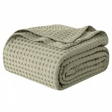 Elegant Comfort 1pc Soft Waffle Weave Throw Blanket , Lightweight Summer Blanket For Hot Sleepers, Full, Queen, King, Twin, And Twin XL Size Bed Breathable Cozy Warm Woven Textured Blankets For Couch, Bed, Sofa, Home Décor, Christmas Decorations Gifts, Cozy Winter Styles, Holiday Décor - Hiền nhân - Xem 2