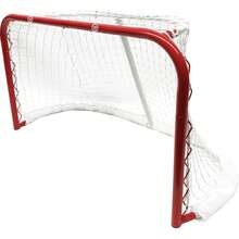Pro Mini Metal Hockey Goal Combo Set - 30" Net, 2 Mini Player, 1 Mini Goalie Stick And Ball - Single - View 3