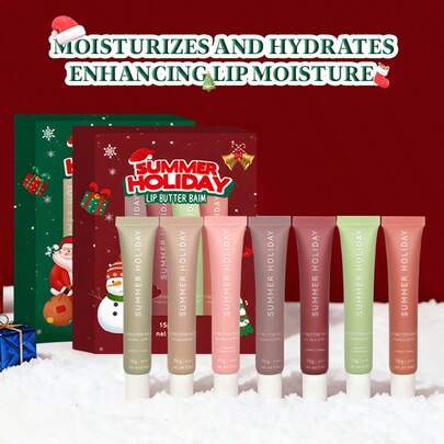 4pcs Lip Butter Balm - Conditioning Lip Mask And Lip Balm For Instant Moisture, Shine And Hydration - Sheer-Tinted, Soothing Lip Care