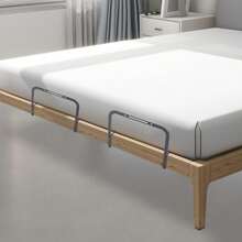 SENDERPICK 2Pcs Mattress Slide Stopper Mattress Retainer Bar Mattress Support Bars - Black - View 8