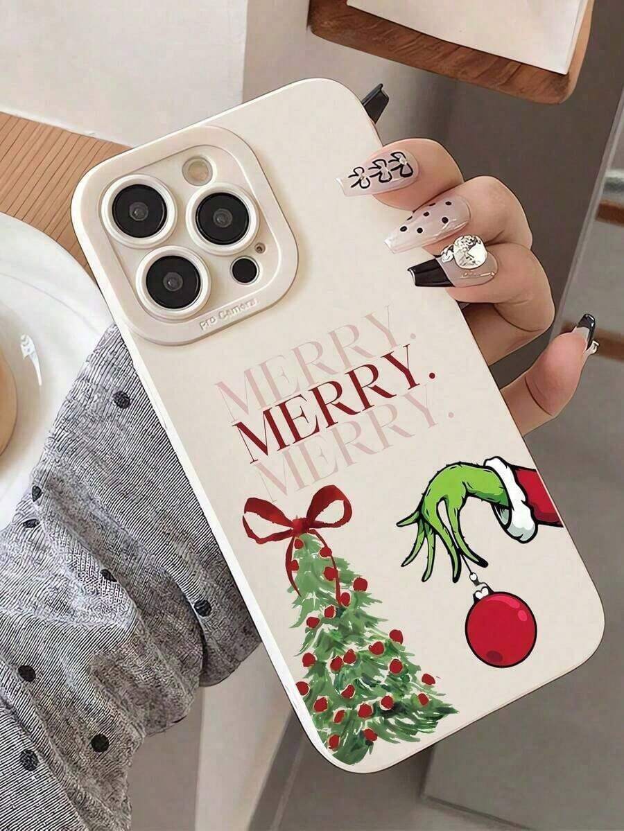 1個 ファッショナブルでユニークなクリスマスツリーパターンのソフトフォンケース、iPhone17/iPhone17 Air/iPhone17 Pro/iPhone17 Pro Max/16 Pro Max/15 Pro Max/14 Pro Max/13 Pro Max/12 Pro Max/11 Pro Maxに適しています。 スタイリッシュでクリエイティブ。 - ホワイト - チェックする 1