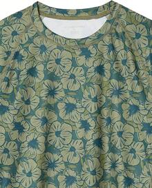 Essentials Men's UPF 50 Quick Dry Short Sleeve Swim Shirt - Green - View 6