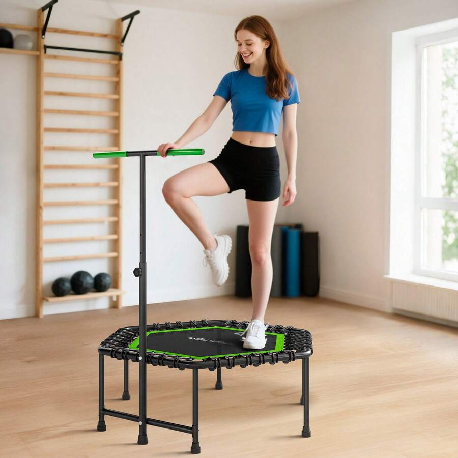 Sportnow Fitness Trampolines - Green - View 1